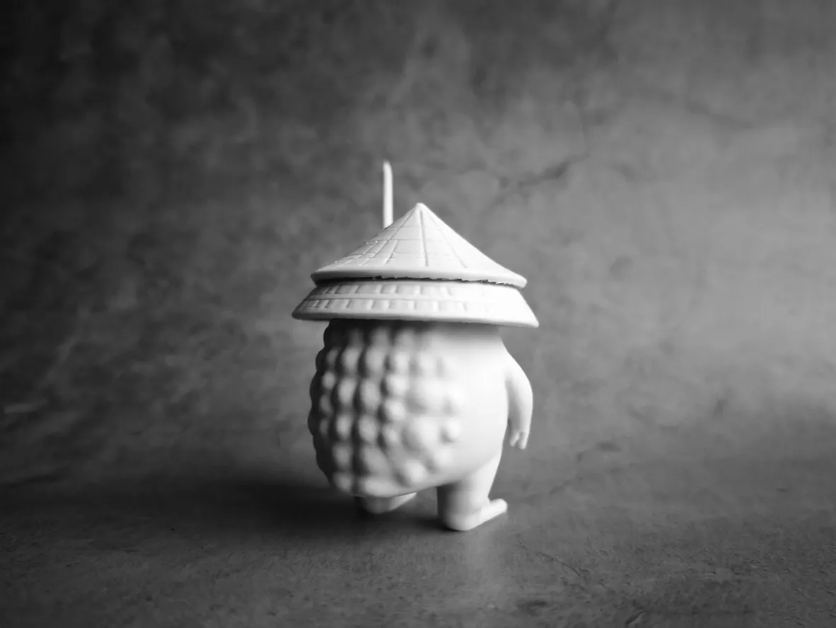 Samurai Frog - Desk Decoration Toy Ornament, photo 3 of 4 - Samurai Frog - Desk Decoration Toy Ornament Desk & Office