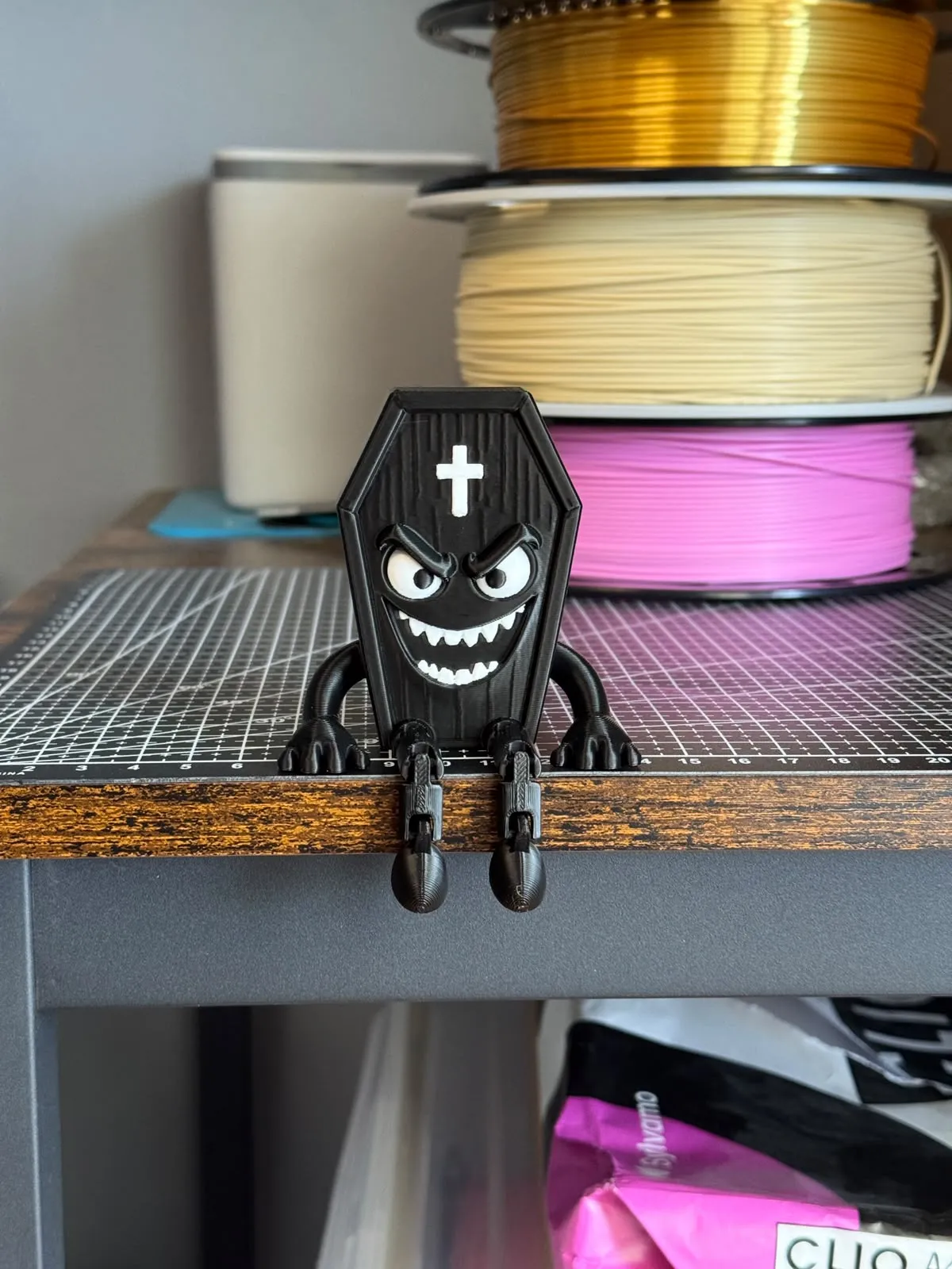 Coffin Up, Halloween Shelf Sitter #4, photo 3 of 4 - Coffin Up, Halloween Shelf Sitter #4 Household
