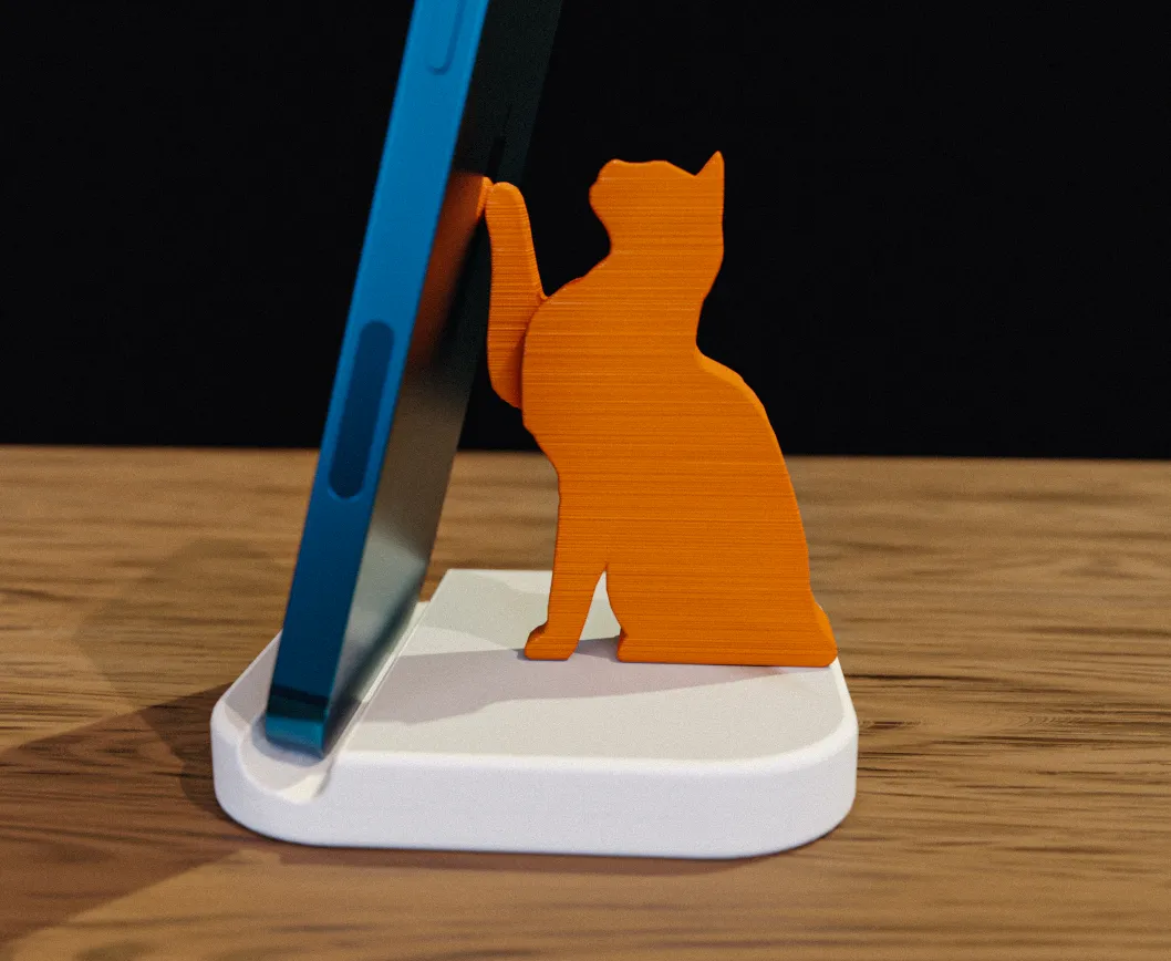 Cat Mobile Phone Stand, photo 2 of 3 - Cat Mobile Phone Stand Mobile & Device Accessories