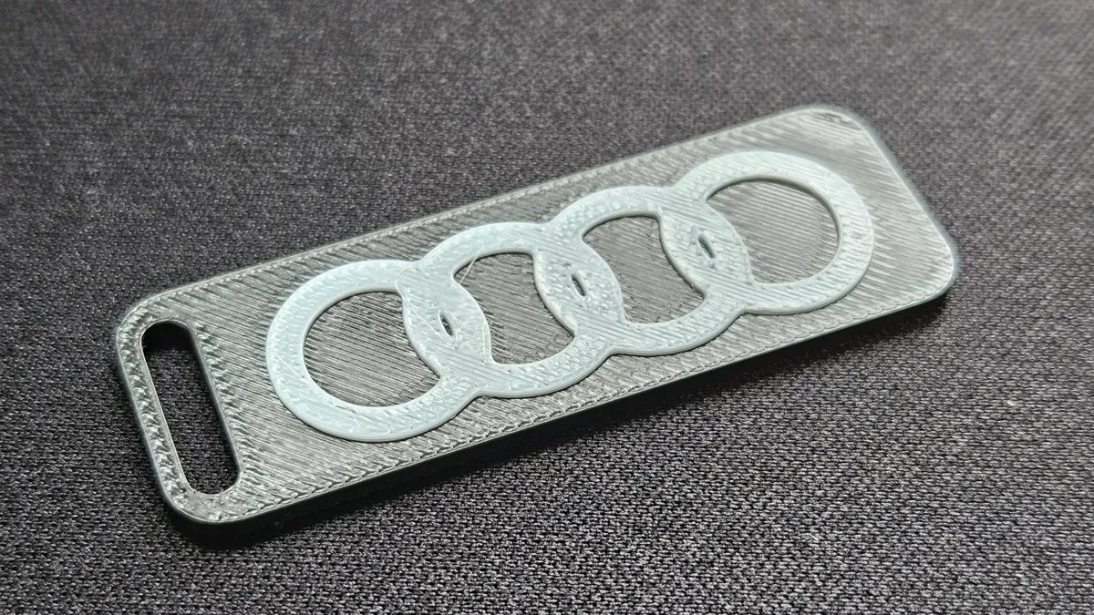 Audi Keychain Painted - Car Brand Keychains, in stock in India