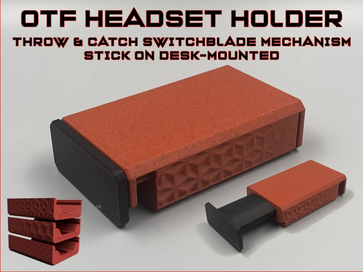 OTF Headset Holder / Headphone Holder - Under Desk - Office, in stock in India