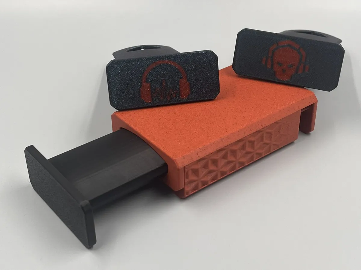 OTF Headset Holder / Headphone Holder - Under Desk, photo 3 of 4 - OTF Headset Holder / Headphone Holder - Under Desk Household