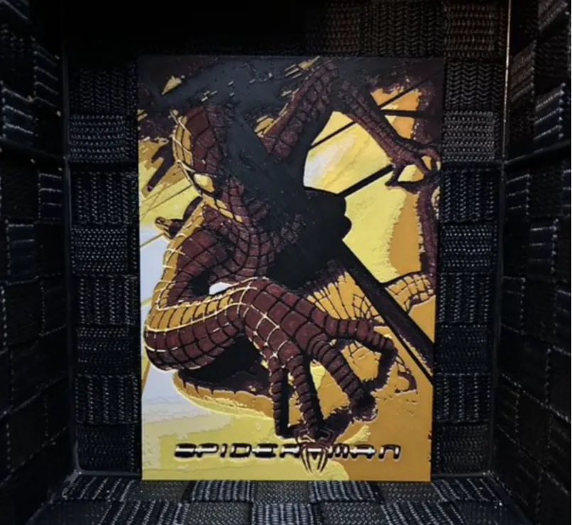 Hueforge Movie Poster - Spiderman - Superhero Photo Art, in stock