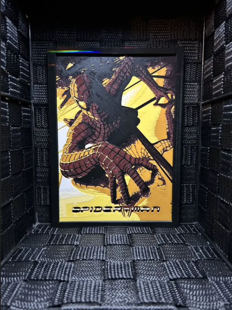 Hueforge Movie Poster - Spiderman, photo 3 of 3 - Hueforge Movie Poster - Spiderman Home Decor Items