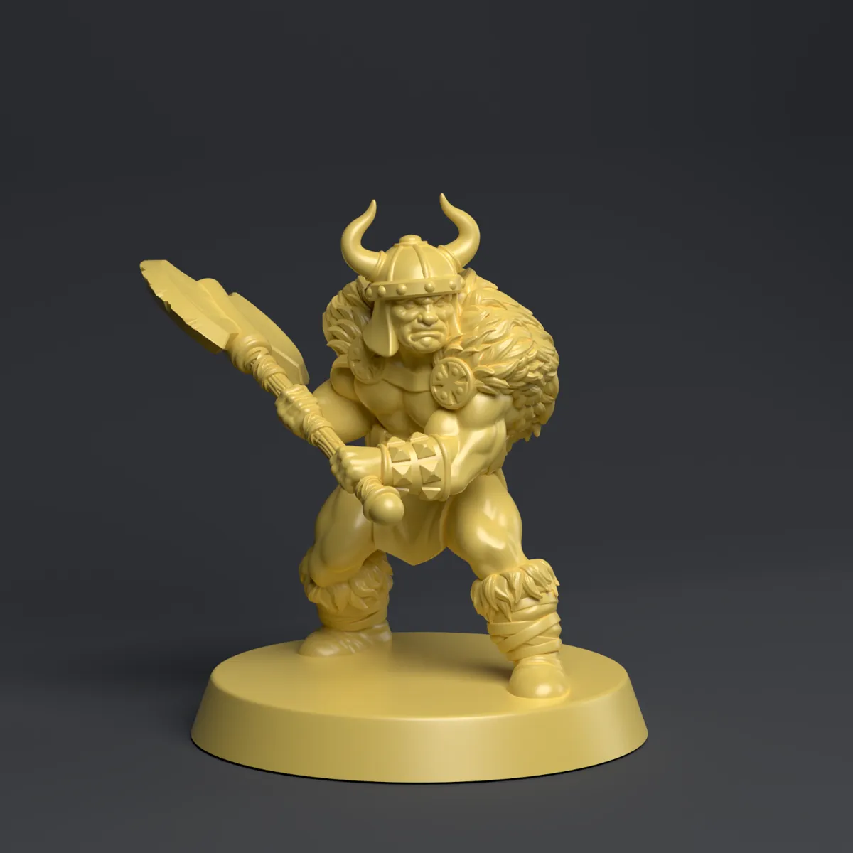 Barbarian Miniature 03, photo 2 of 4 - Barbarian Miniature 03 Figurines & Collectibles