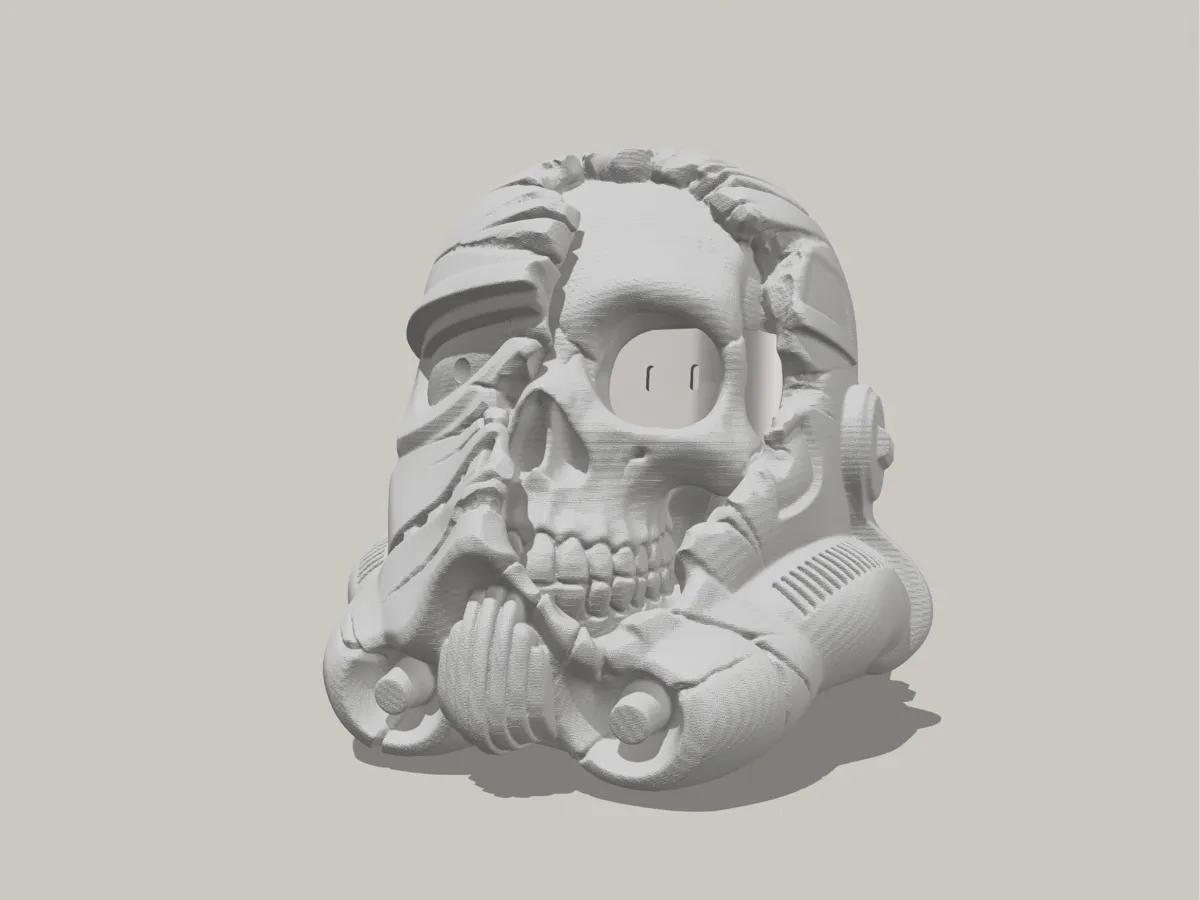 Mac Mini M4 Case_Star Wars Death Trooper Head