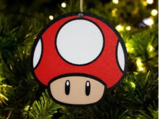Super Mario Kart Mushroom Christmas Ornament - Character Christmas Ornaments, in stock in India