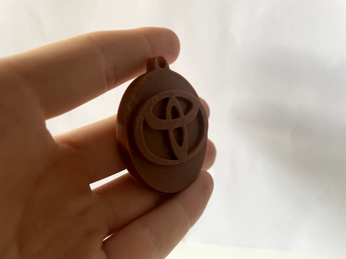 Toyota logo keychain, photo 2 of 4 - Toyota logo keychain Fashion