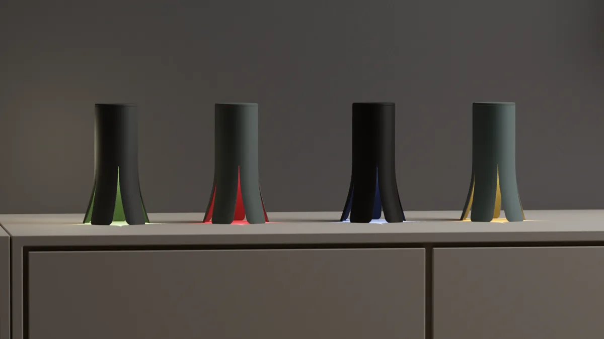Modern LED Lamp. Wireless accent Lamp., photo 2 of 4 - Modern LED Lamp. Wireless accent Lamp. Lamps & Lighting