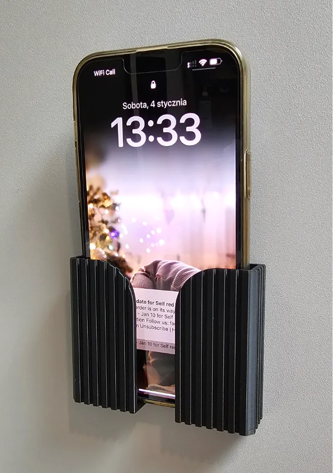 Wall Mounted Phone Holder - Wall & Bedside Mobile Holders, in stock