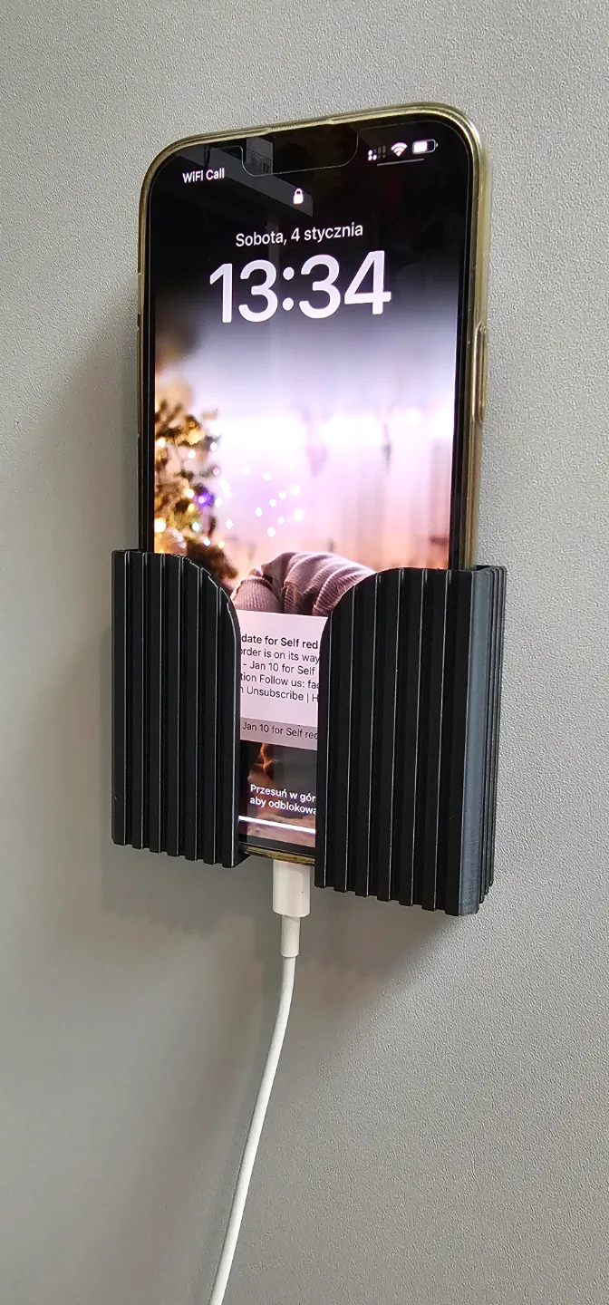 Wall Mounted Phone Holder, photo 4 of 4 - Wall Mounted Phone Holder Mobile & Device Accessories