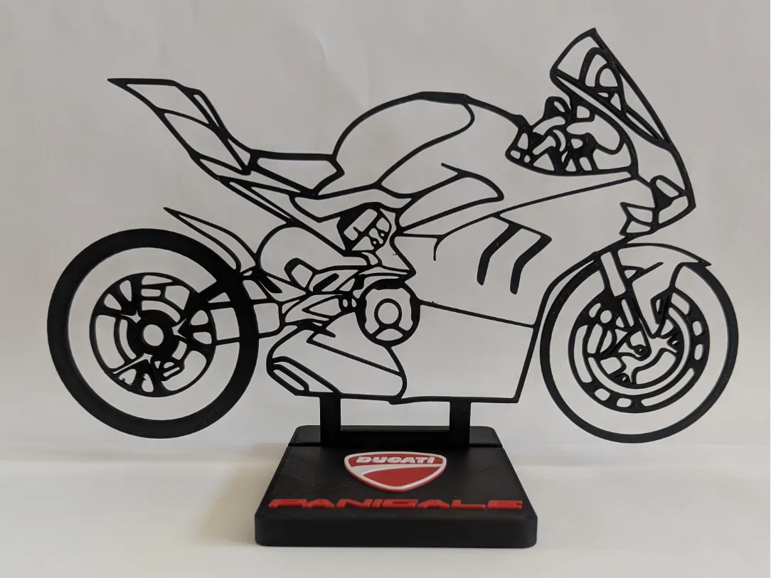 Ducati Panigale Silhouette Wall Art