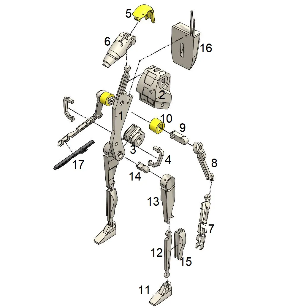 Kit Card B1 Battle Droid Star Wars, photo 4 of 4 - Kit Card B1 Battle Droid Star Wars Toys & Games