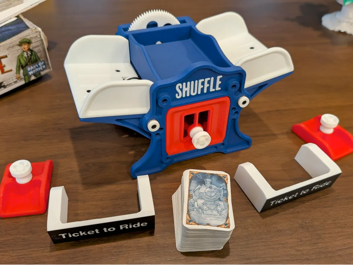 Ticket to Ride - Inserts for Card Shuffler