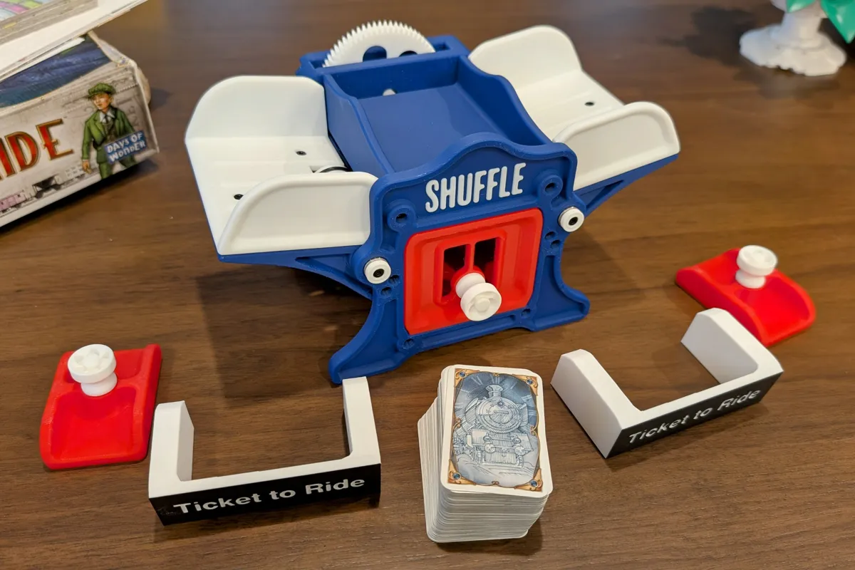 Ticket to Ride - Inserts for Card Shuffler, photo 4 of 4 - Ticket to Ride - Inserts for Card Shuffler Board Games & Tabletop
