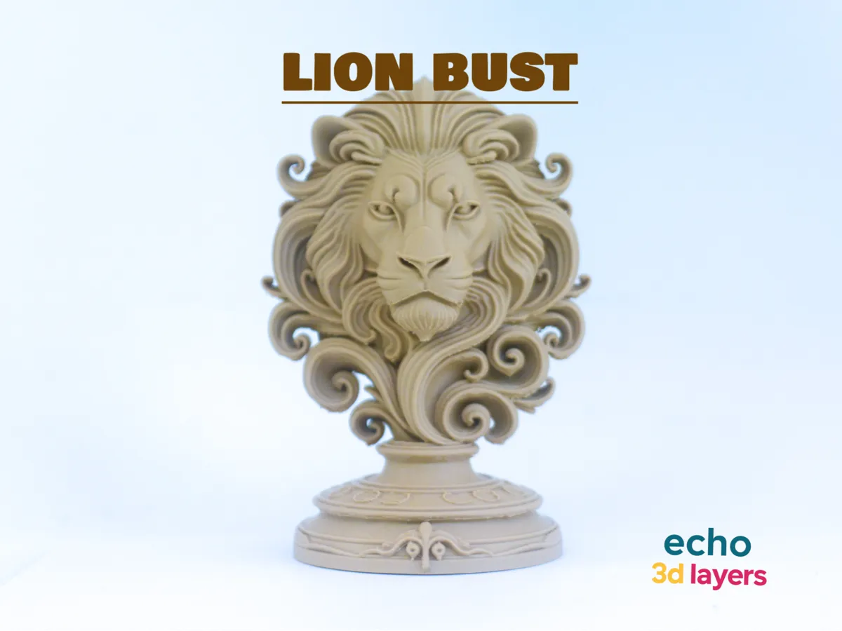 Lion bust