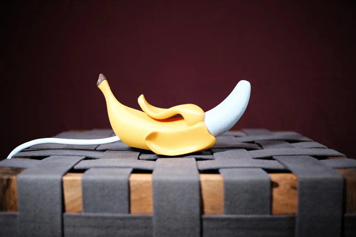 Peeled Banana Lamp, photo 3 of 4 - Peeled Banana Lamp Lamps & Lighting