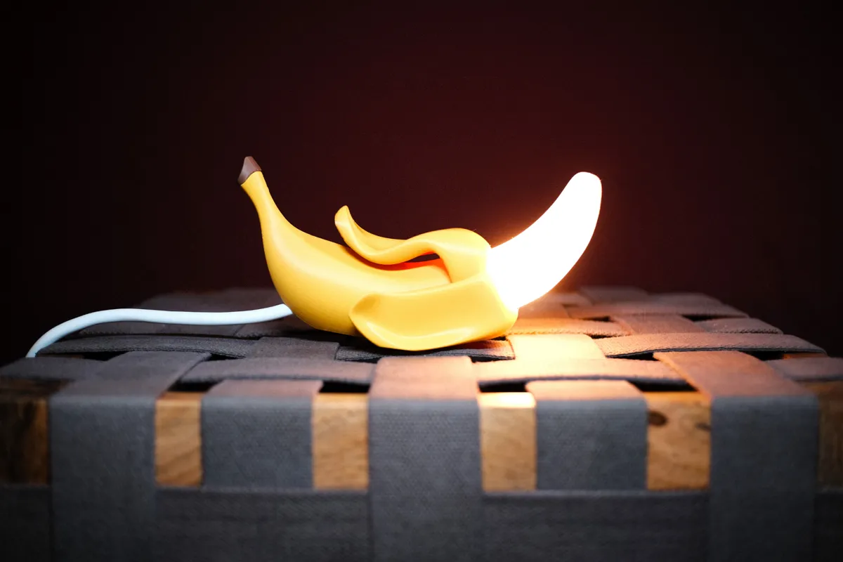 Peeled Banana Lamp, photo 4 of 4 - Peeled Banana Lamp Lamps & Lighting