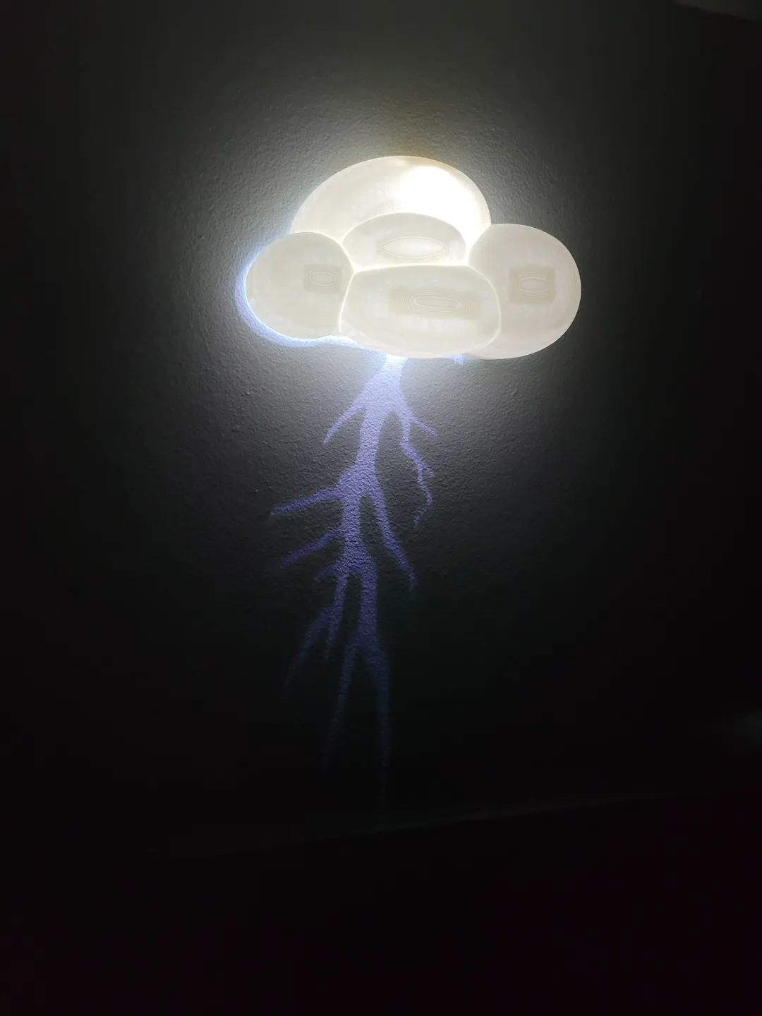 Stormy Dreams: Cloud Night Light w/ Lightning Bolt, photo 4 of 4 - Stormy Dreams: Cloud Night Light w/ Lightning Bolt Tools & Workshop