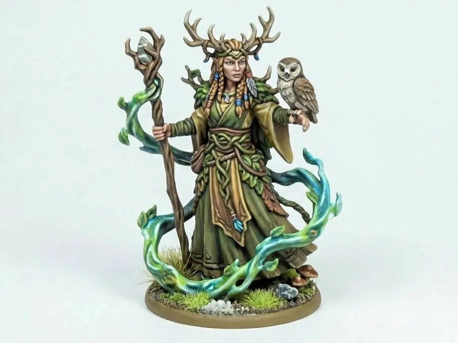 D&D Female Druid