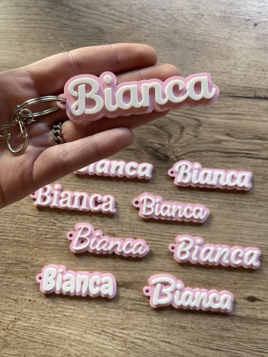 Customizable Name Keychain, photo 3 of 3 - Customizable Name Keychain Keychains