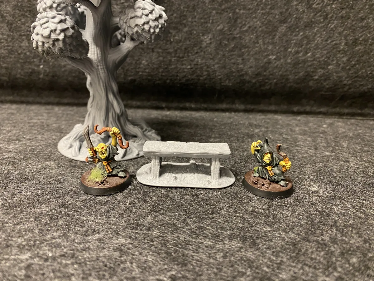 Bench 1, photo 2 of 4 - Bench 1 Miniatures