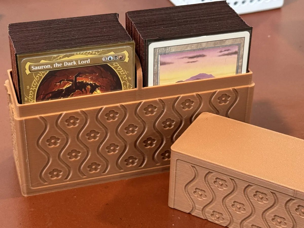 Slim, Stylized Deck Box for Card Games, photo 4 of 4 - Slim, Stylized Deck Box for Card Games Board Games & Tabletop