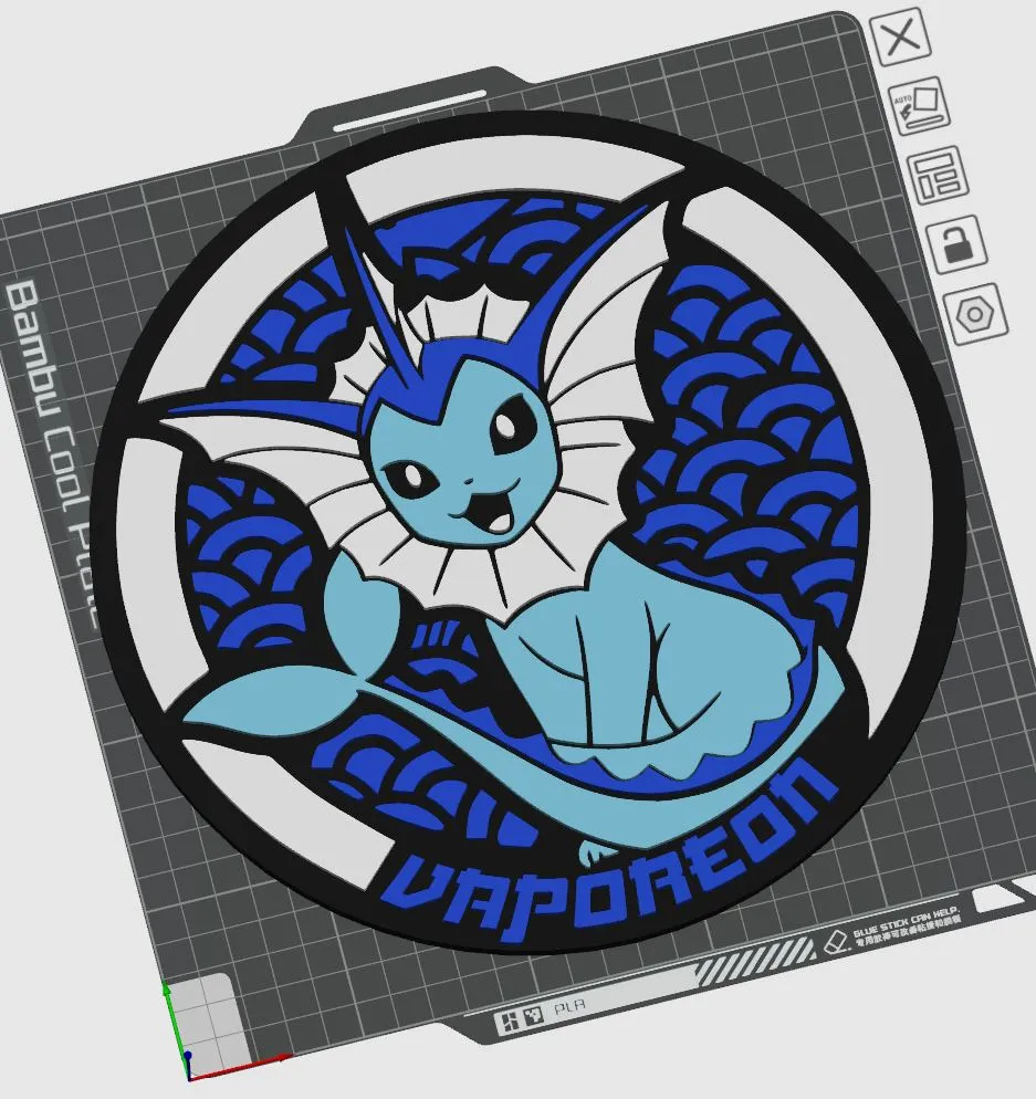 Vaporeon Wall Art