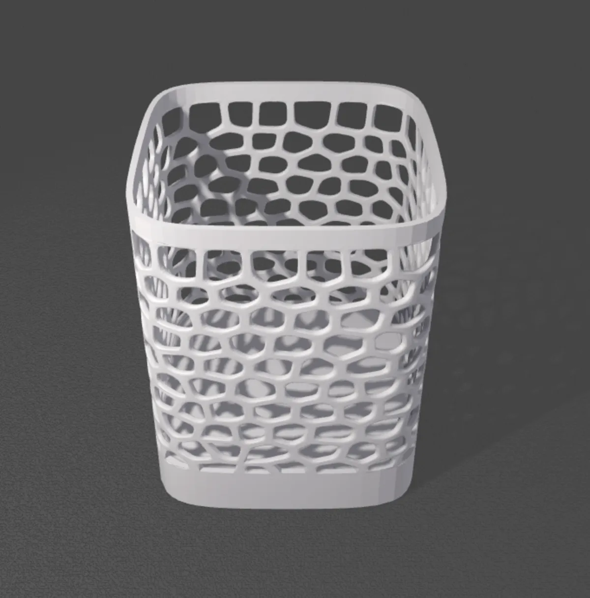 Rounded Voronoi Pen Holder