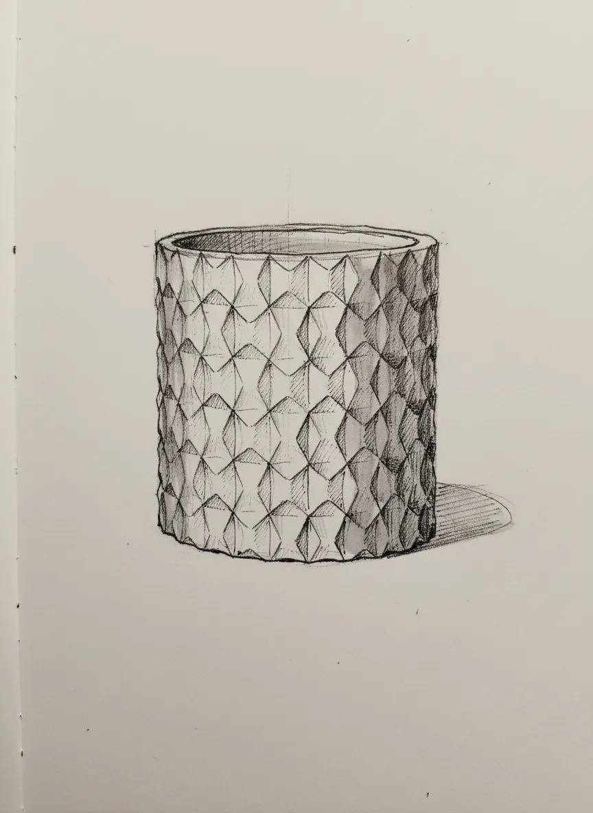 Tesselation Vase / Planter, photo 2 of 4 - Geometric & Modern Planters, decor