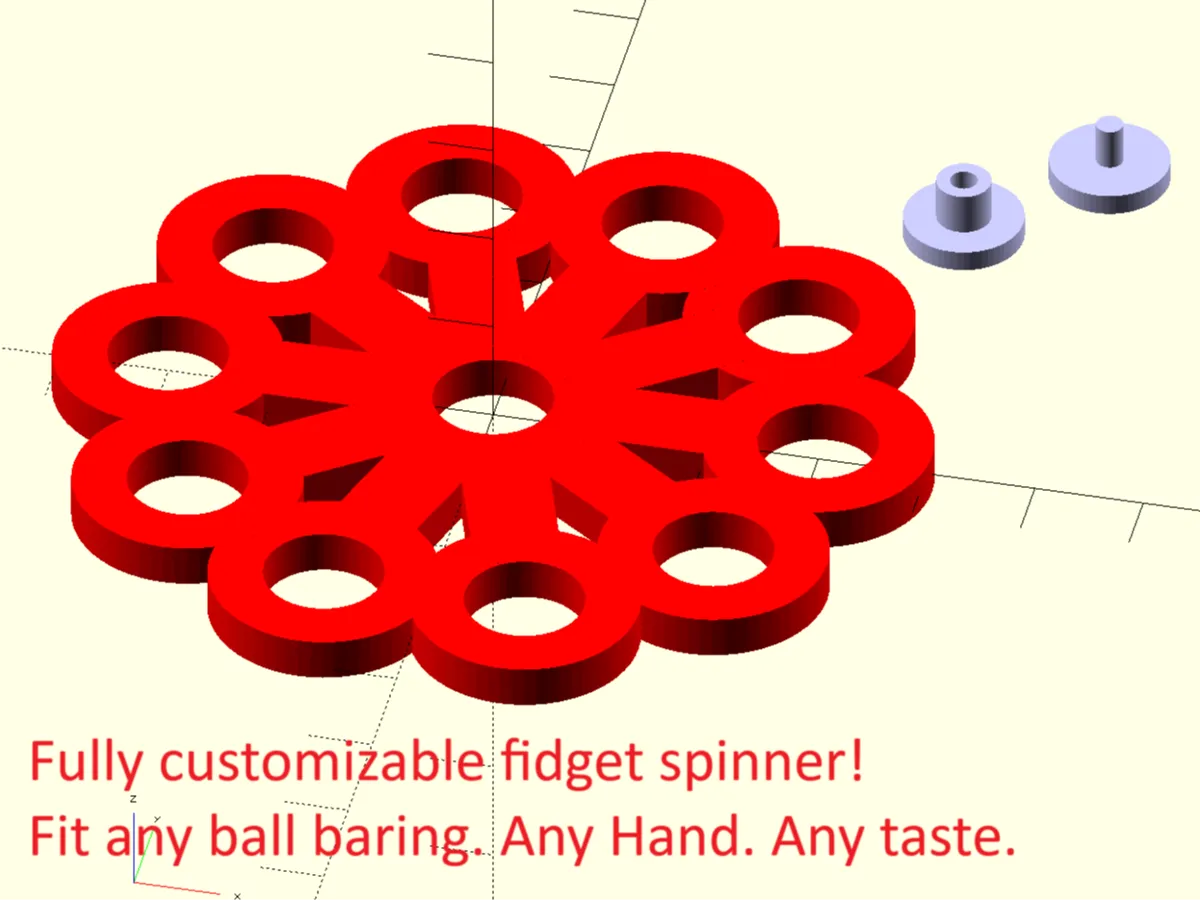 Fully customizable fidget spinner! Any ball baring - Hand Spinners, in stock in India