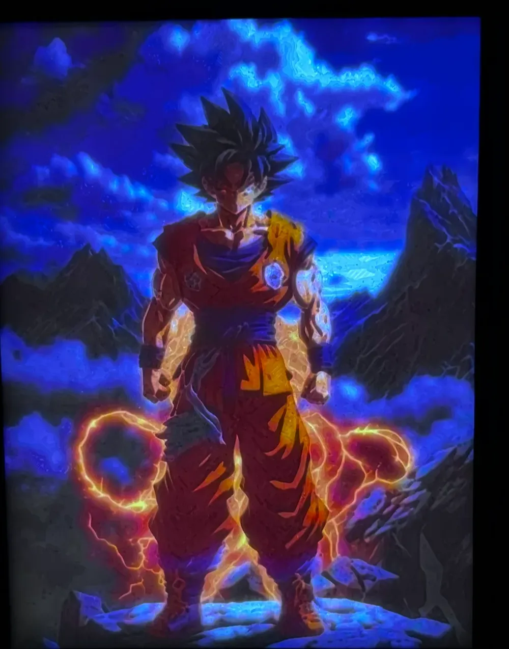 litophane Goku 144x108 mm - Photo Art & Lithophanes, in stock in India