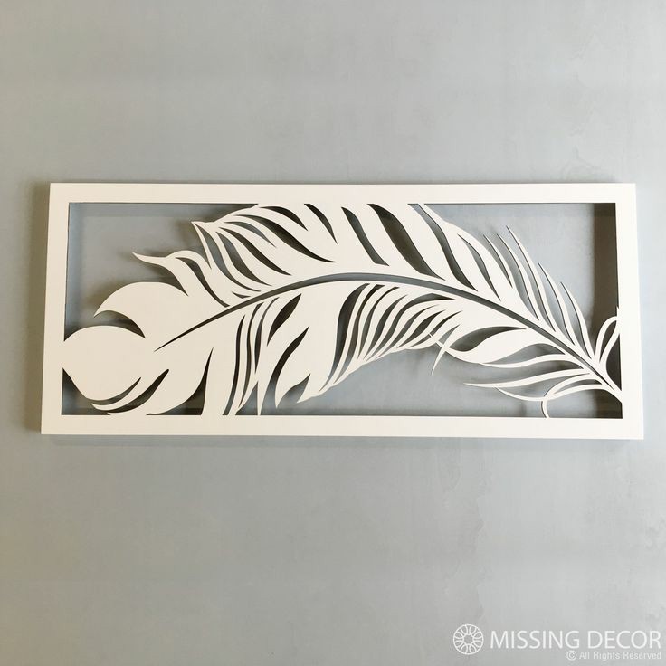 feathers wall art