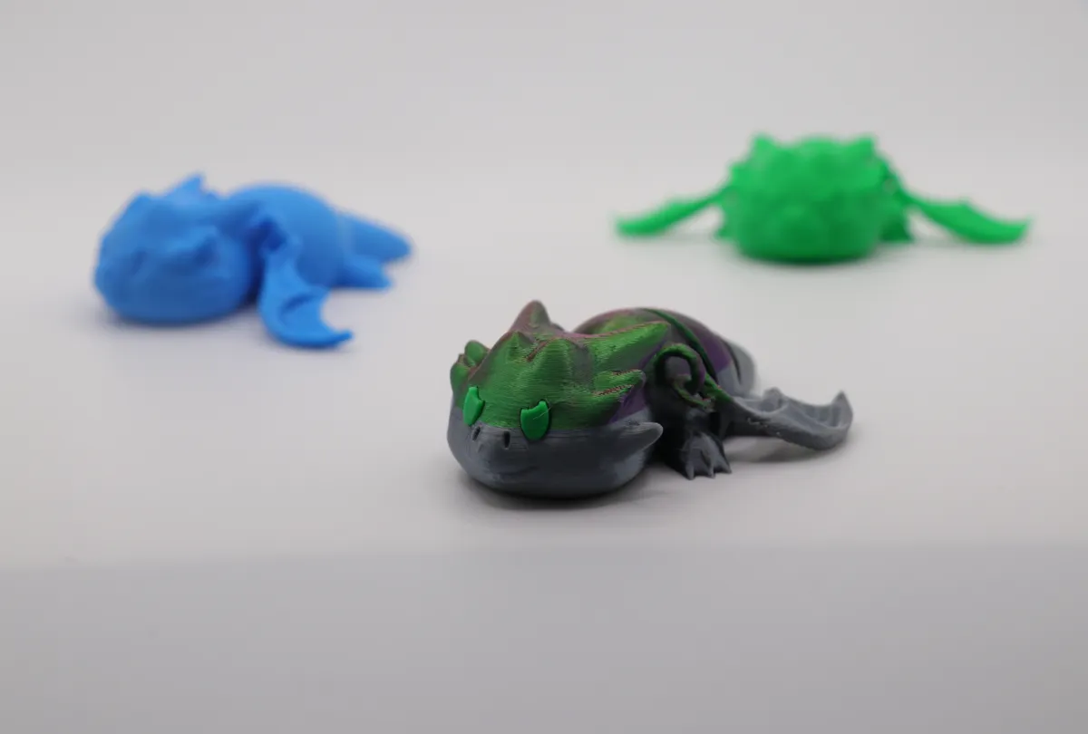 Cool Cute Articulated Baby Dragon, photo 2 of 4 - Cool Cute Articulated Baby Dragon Toys & Games