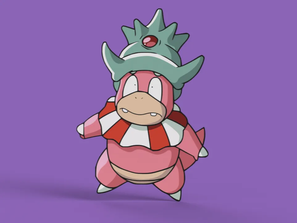 Slowking Wall Art - Gaming Wall Art, in stock in India