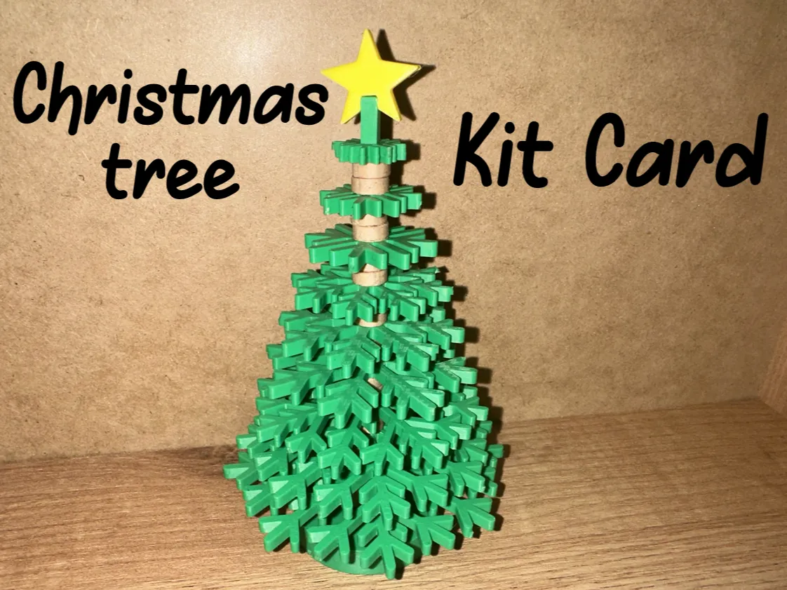Christmas Tree multicolor Kit Card