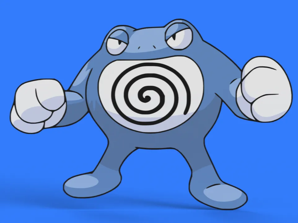 Poliwrath Wall Art - Gaming Wall Art, in stock in India