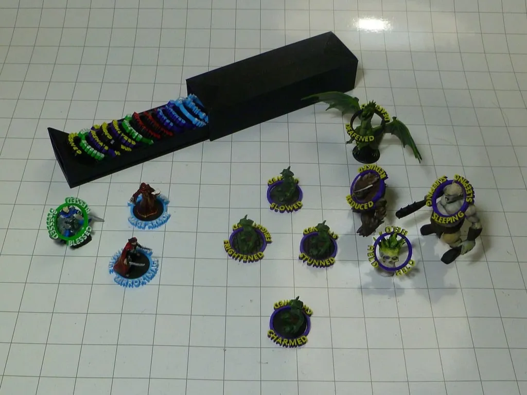 Dnd Condition rings customisable - Tokens, Trackers & RPG Accessories, in stock in India