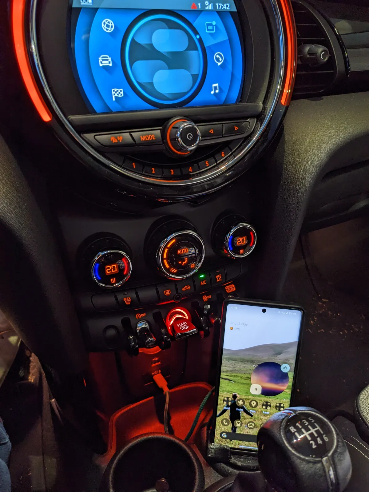 Mini Cooper Cup Holder Phone Stand, photo 3 of 4 - Mini Cooper Cup Holder Phone Stand Mobile & Device Accessories