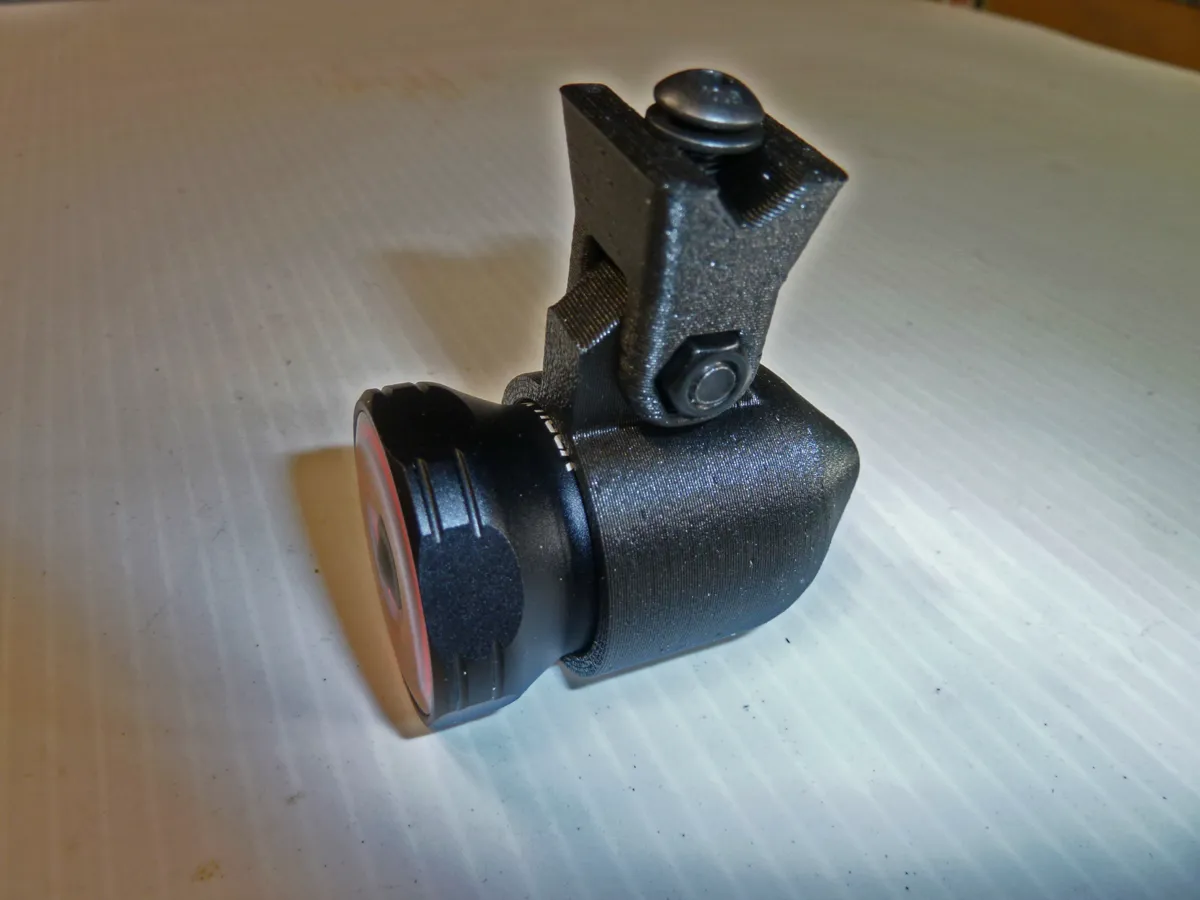 Tail Light Mounting For Bicycle Rear Rack, photo 2 of 4 - Tail Light Mounting For Bicycle Rear Rack Hobby & DIY