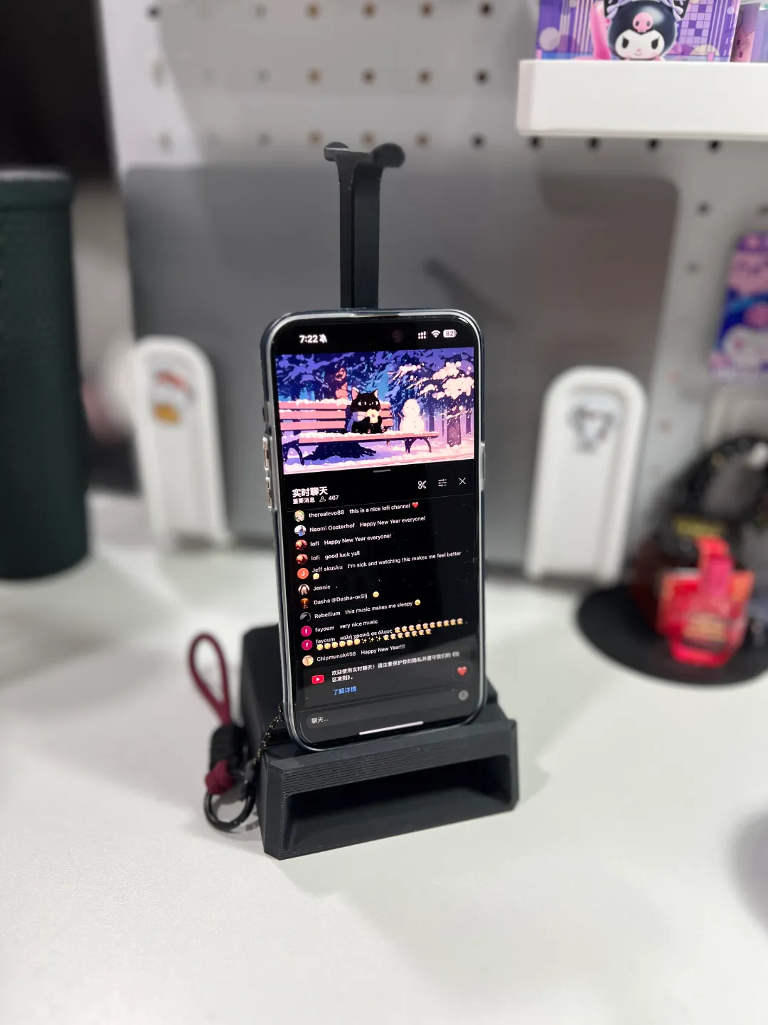 Phone Speaker Stand + Headphone Holder, photo 2 of 4 - Phone Speaker Stand + Headphone Holder Household