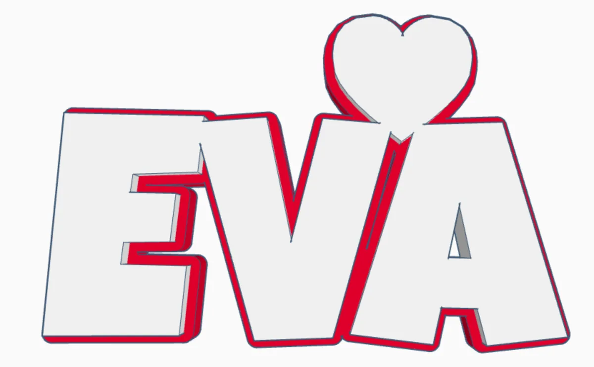 EVA keychain Ewa name nametag namedesign key tag, photo 4 of 4 - EVA keychain Ewa name nametag namedesign key tag Keychains