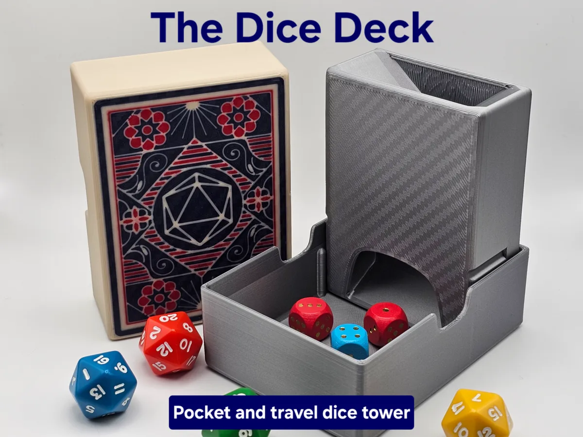 The Dice Deck - pocket and travel dice tower