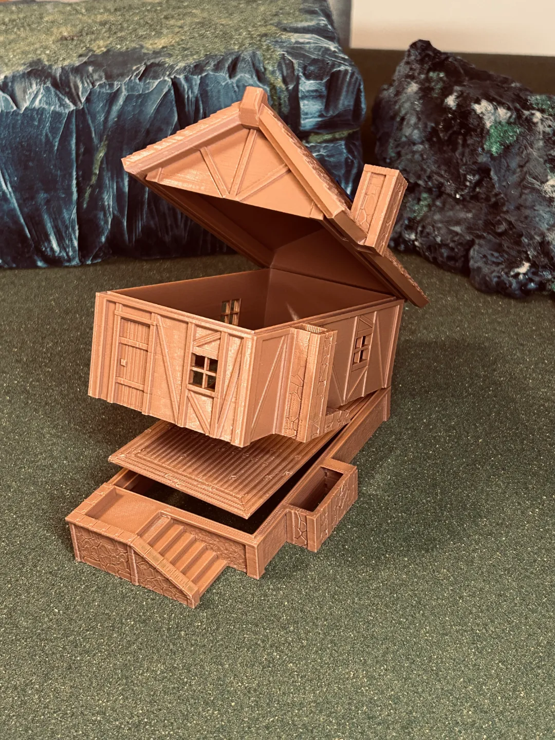 28mm Medieval RPG House -Friendly D&D Terrain, photo 3 of 4 - 28mm Medieval RPG House -Friendly D&D Terrain Board Games & Tabletop