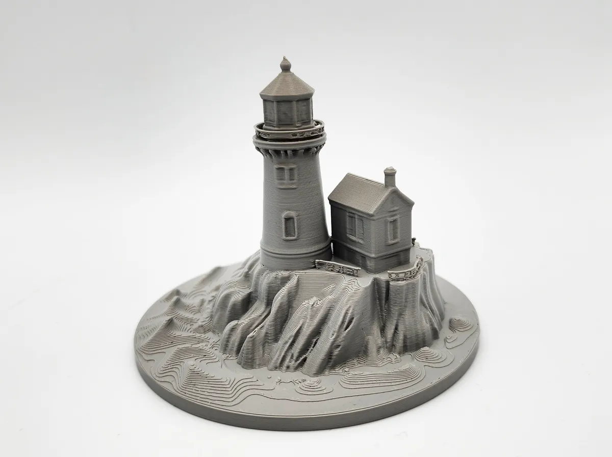 Lighthouse on the Rocks Miniature