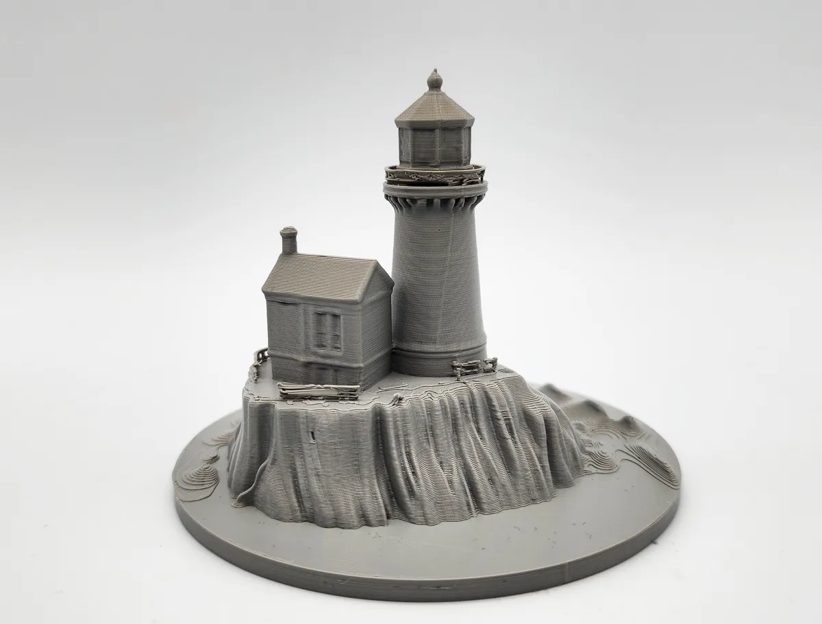 Lighthouse on the Rocks Miniature, photo 3 of 4 - Lighthouse on the Rocks Miniature Figurines & Collectibles