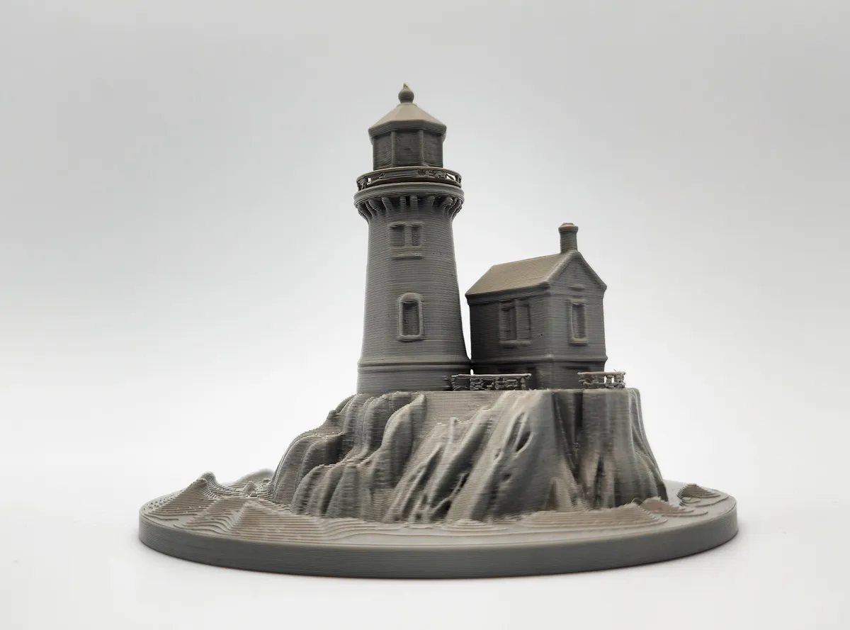 Lighthouse on the Rocks Miniature, photo 4 of 4 - Lighthouse on the Rocks Miniature Figurines & Collectibles