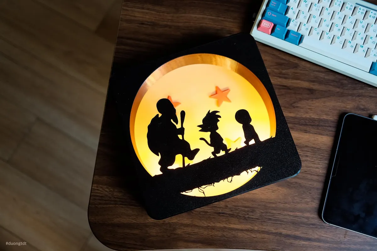 Dragon Ball Lightbox, photo 4 of 4 - Dragon Ball Lightbox Lamps & Lighting