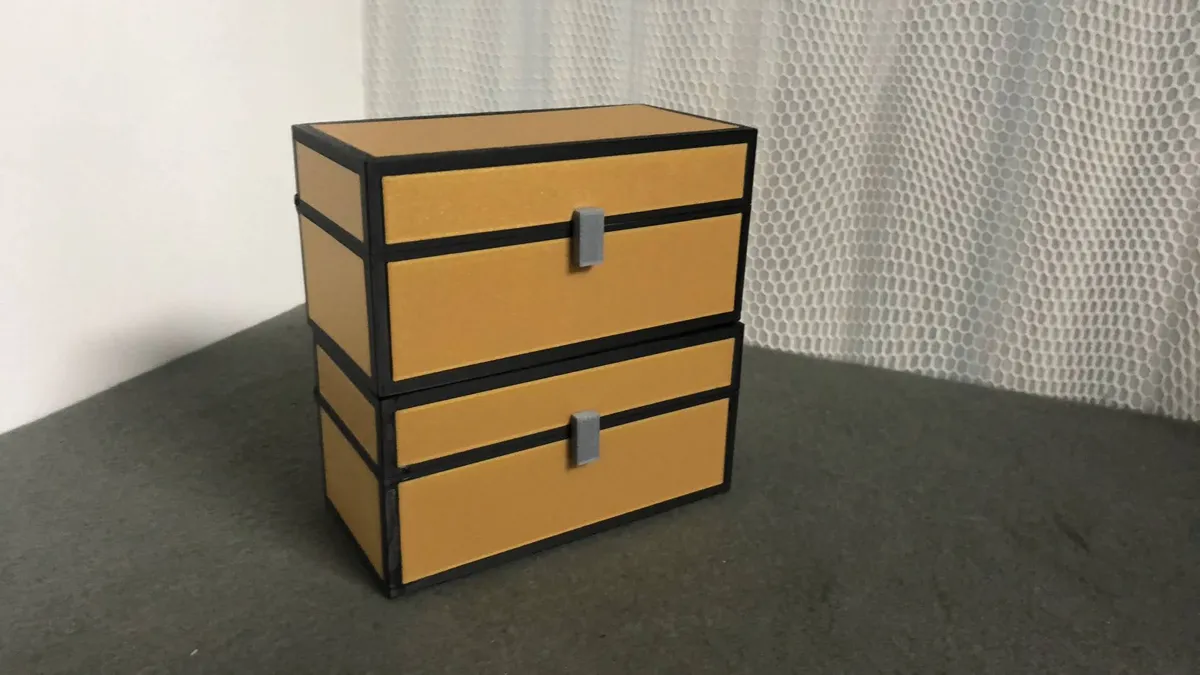 Minecraft chest, , No Glue, photo 3 of 4 - Minecraft chest, , No Glue Storage & Organisation