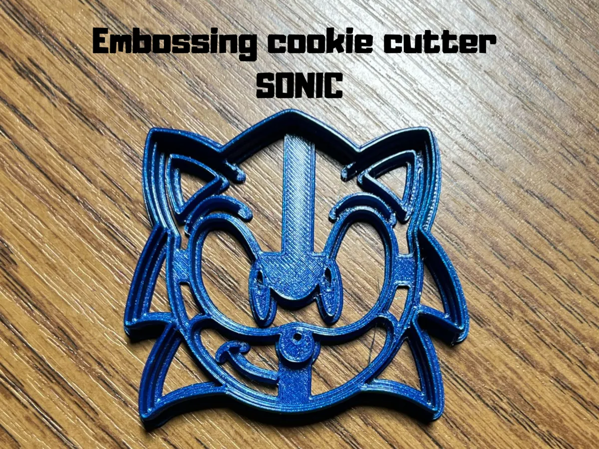 Sonic embossing cookie cutter
